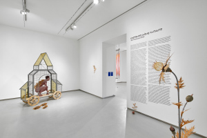 &quot;Mediating Time and Charm&quot; &amp;nbsp;&amp;ndash; Exhibition interior. Works of Katalin Kortmann J&amp;aacute;ray.Photo &amp;copy; Benedek Regős
